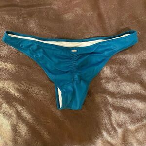 Victoria Secret Scrunchie bikini bottom teal green/blue​